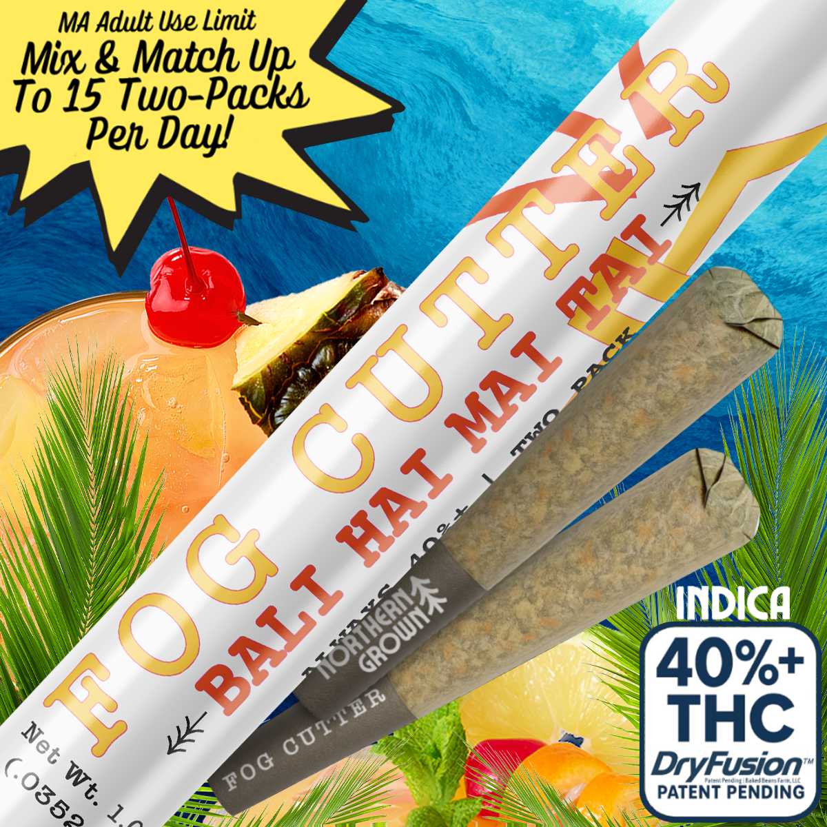Bali Hai Mai Tai (I) | Fog Cutter | 0.5g 2pk Infused Pre-Rolls