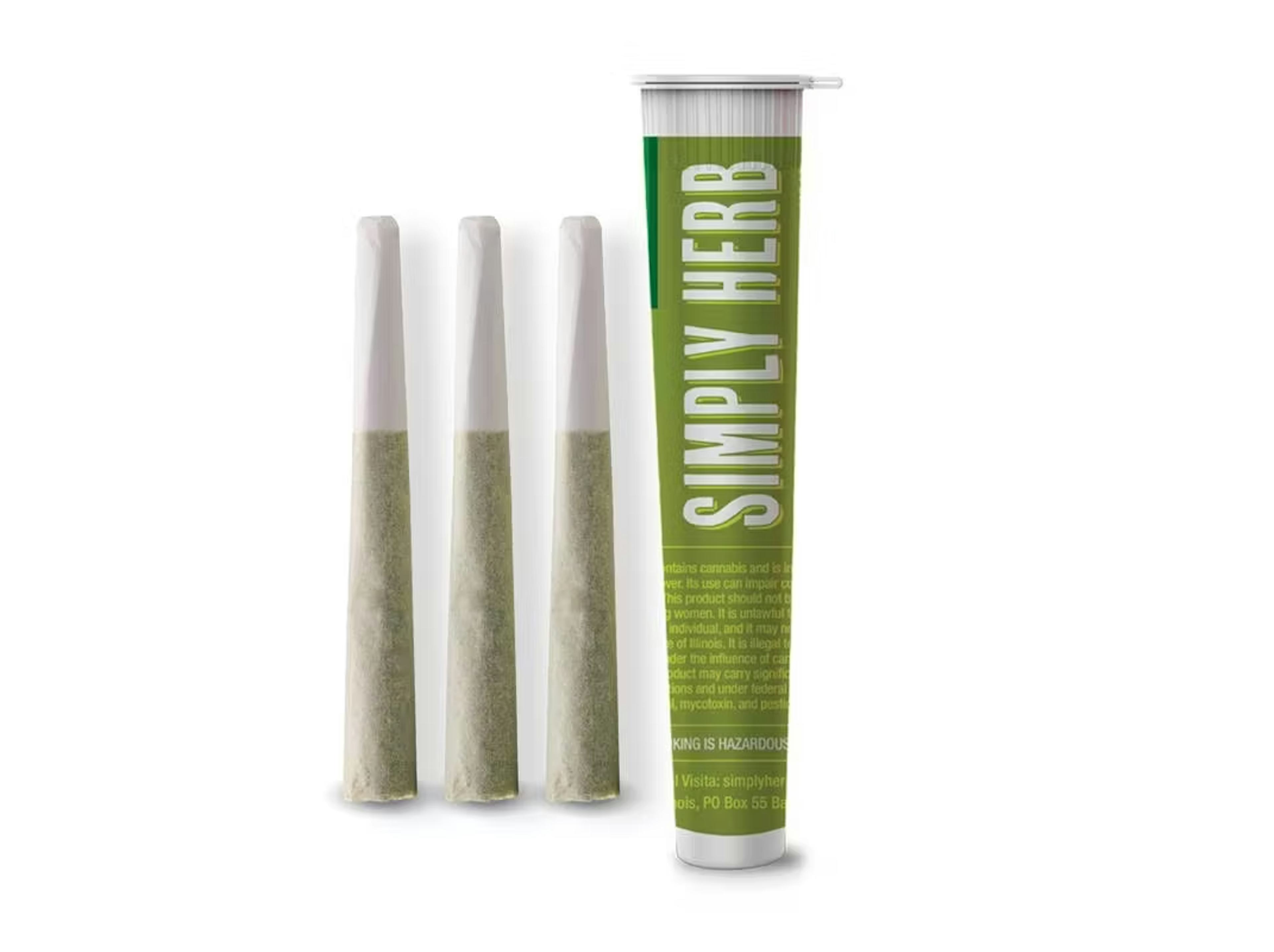 PK Crasher (IH) | Simply Herb | 0.5g 3pk Pre-Rolls