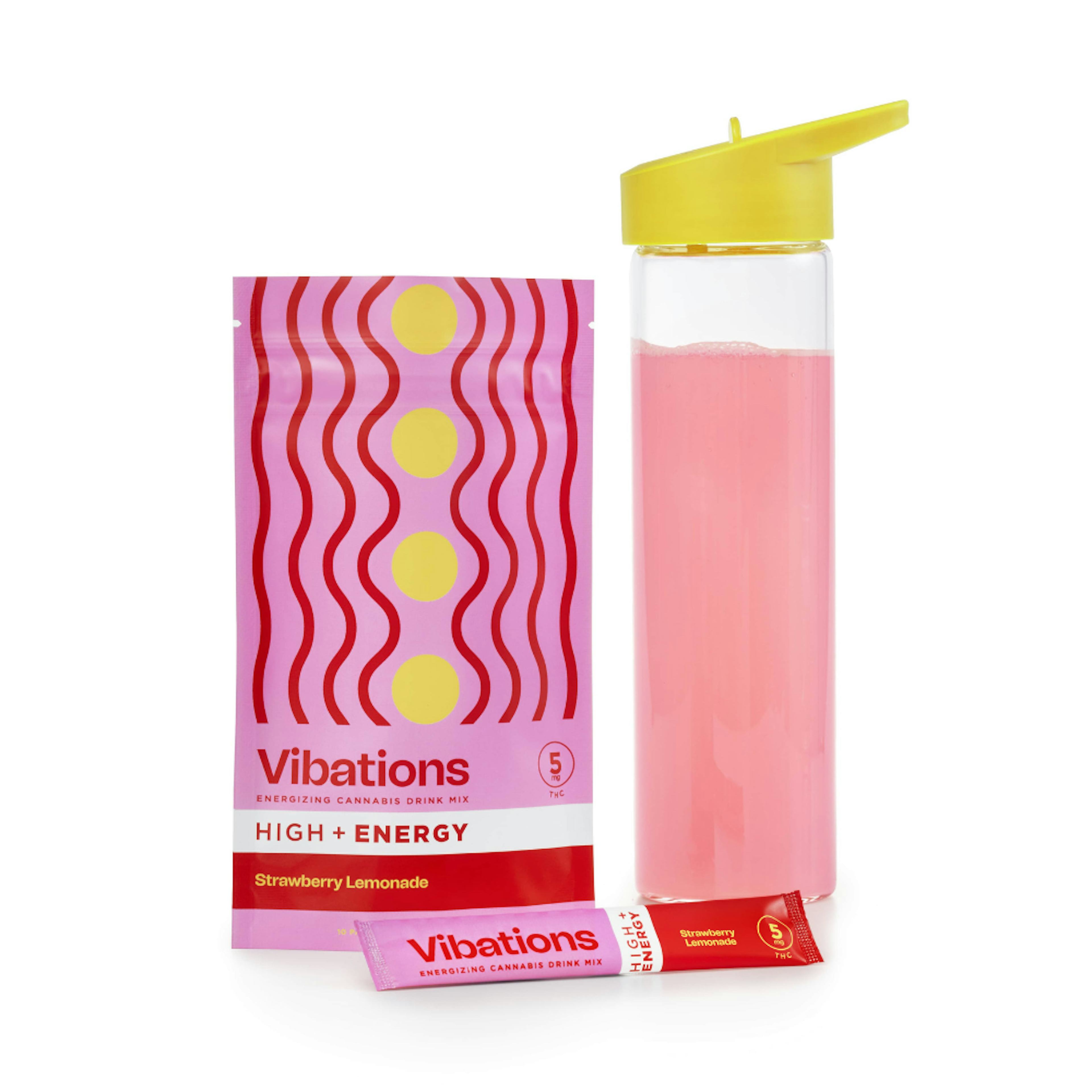 Strawberry Lemonade Drink Mix | Vibations | 50mg Drink Mix 
