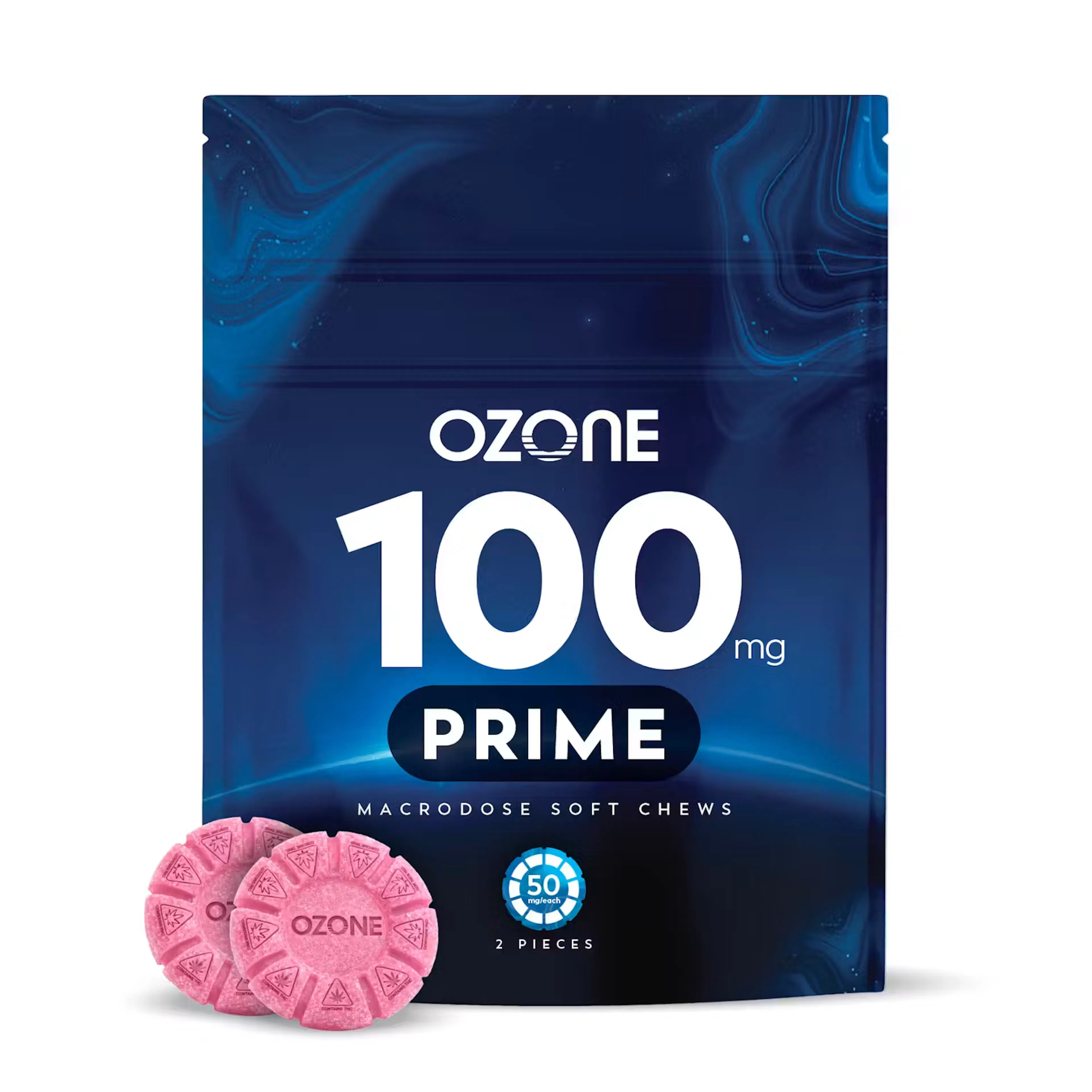 Blood Orange (H) | Ozone Prime Macrodose | 100mg 2pk Macrodose Gummies
