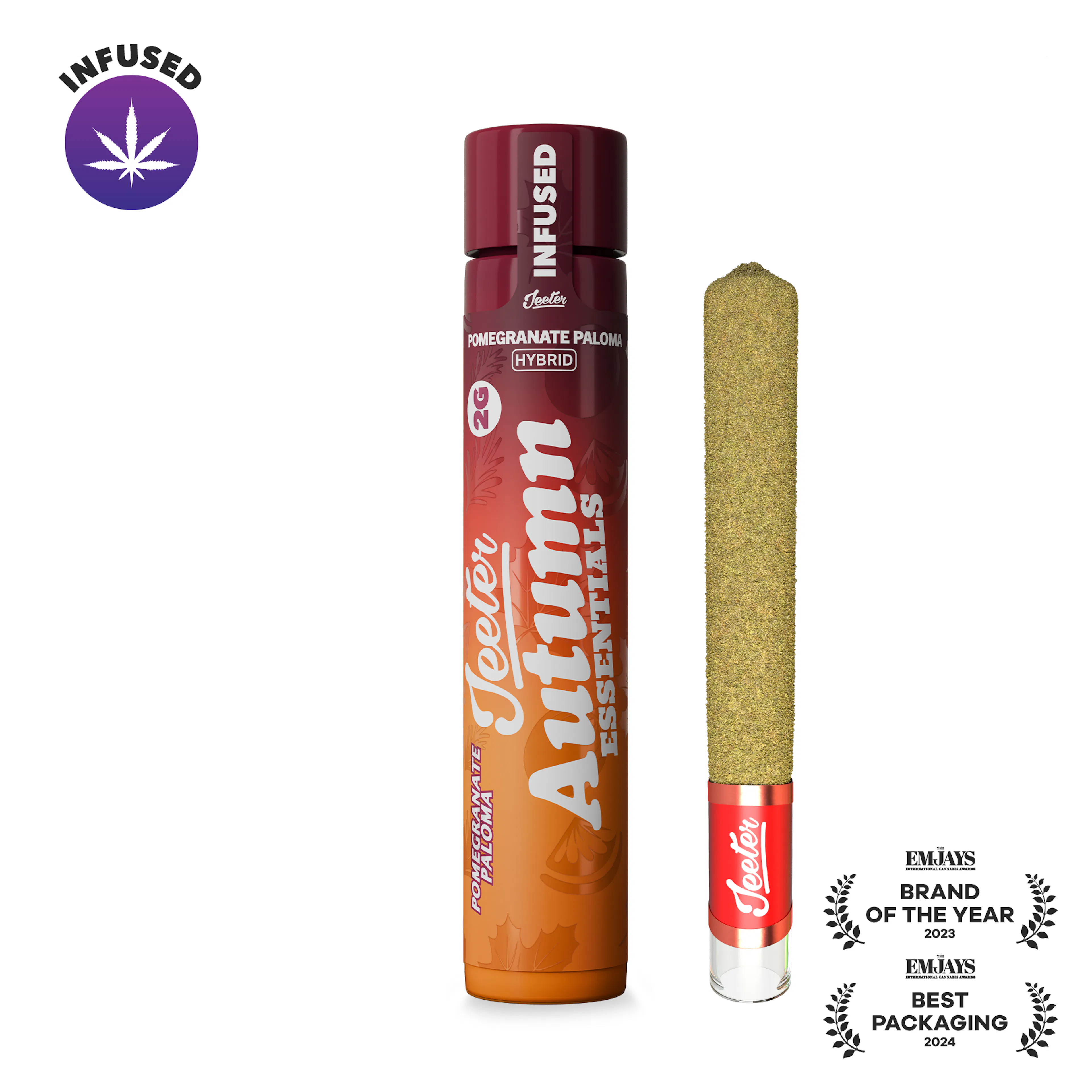 Pomegranate Paloma (H) | Jeeter XL | 2g Infused Pre-Roll