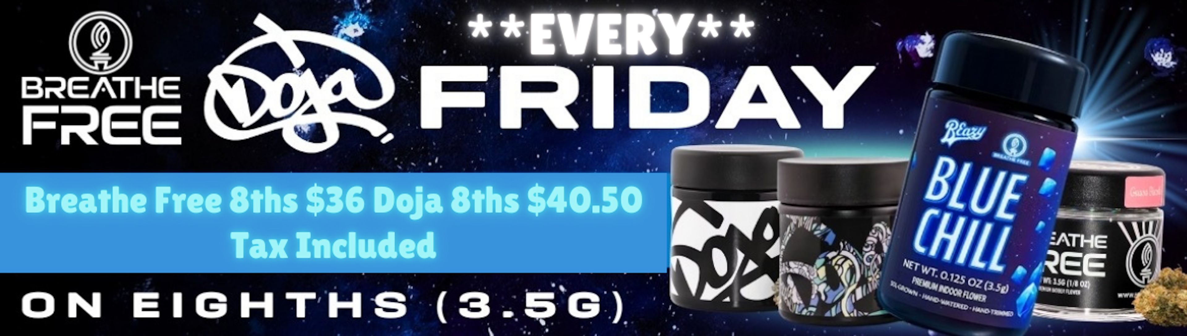 BREATHE FREE FRIDAY (leave up always)