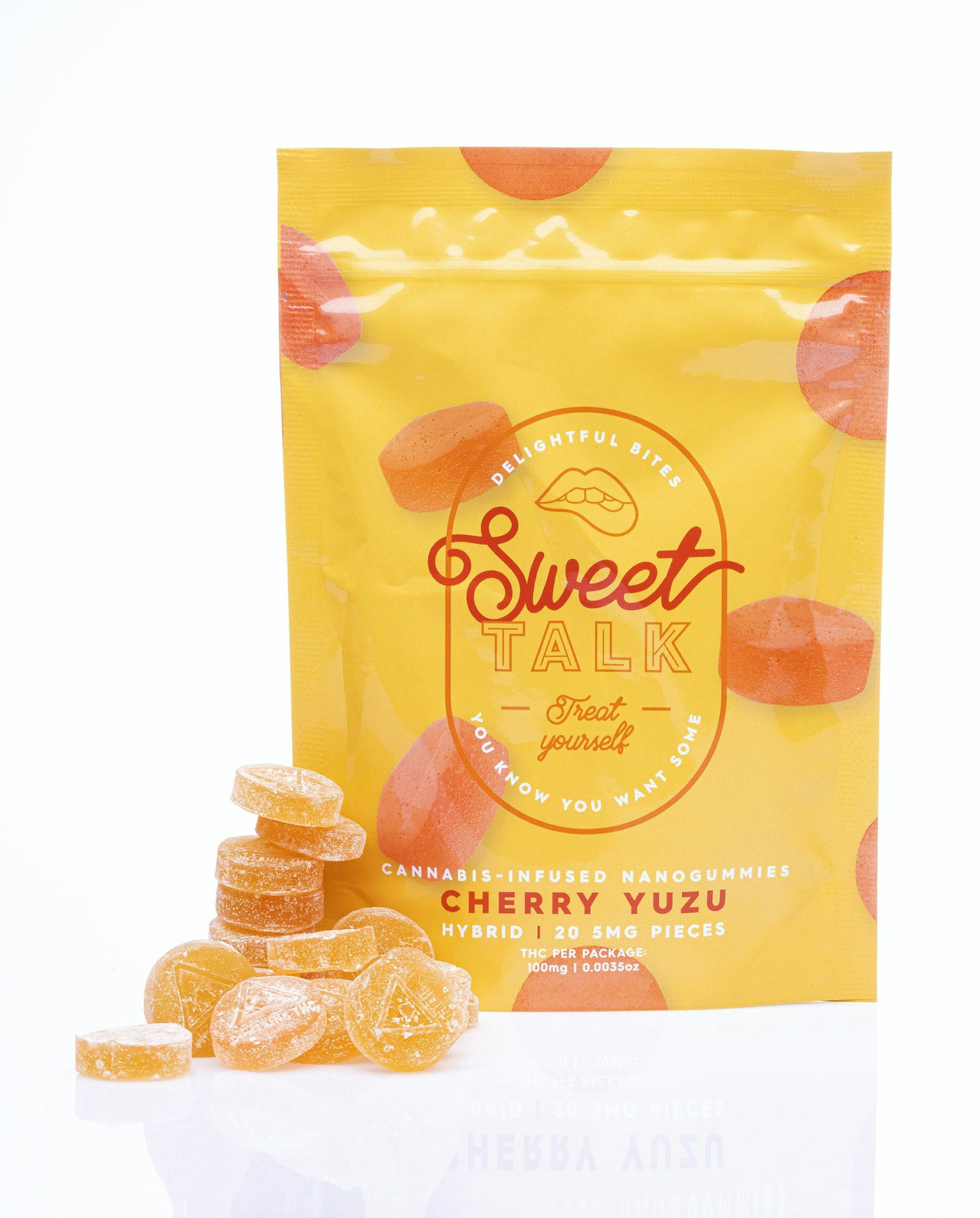 Cherry Yuzu Indica Gummies (I) | Sweet Talk | 100 MG | 20PK