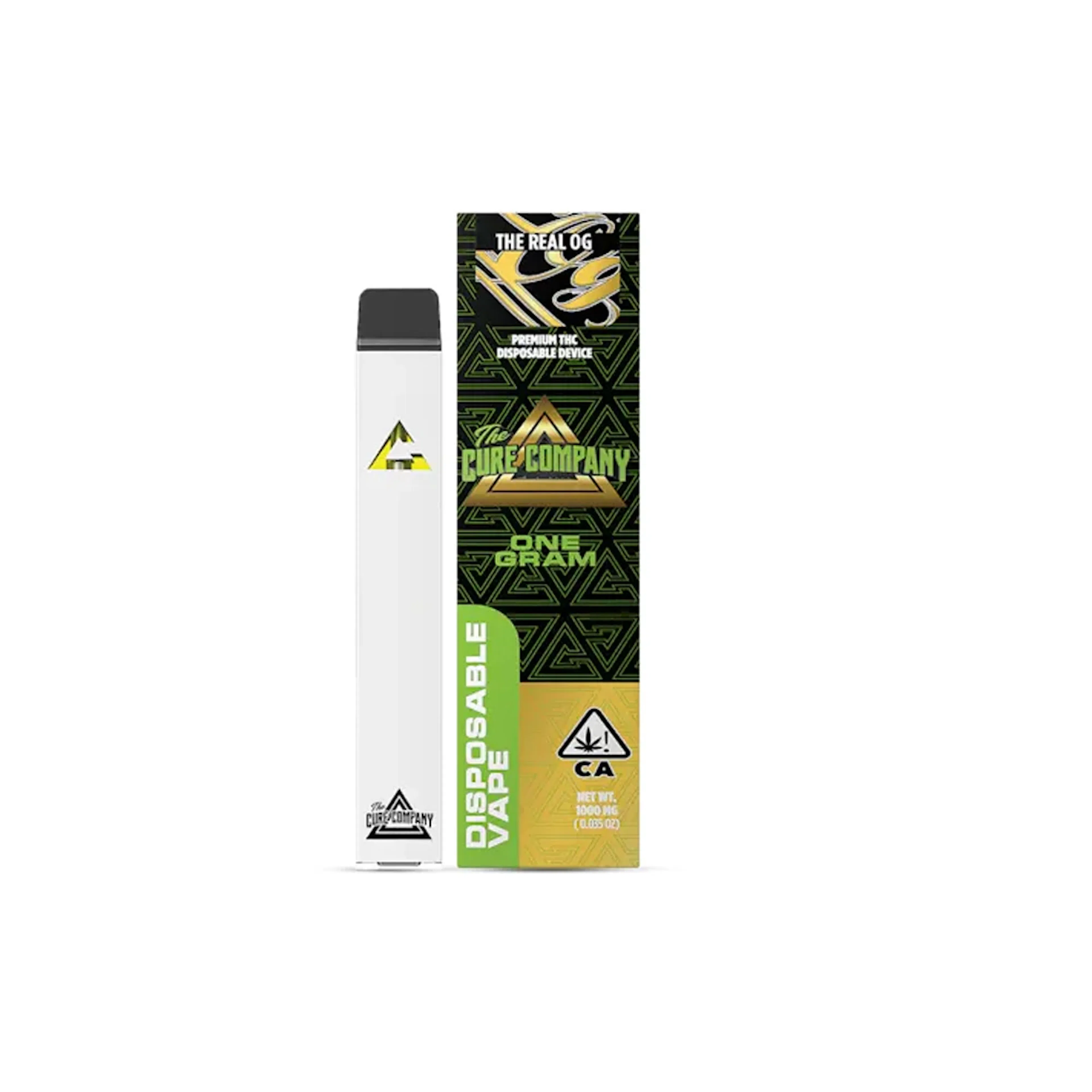 The Real OG (H) | The Cure Company | 1g Disposable Cartridge