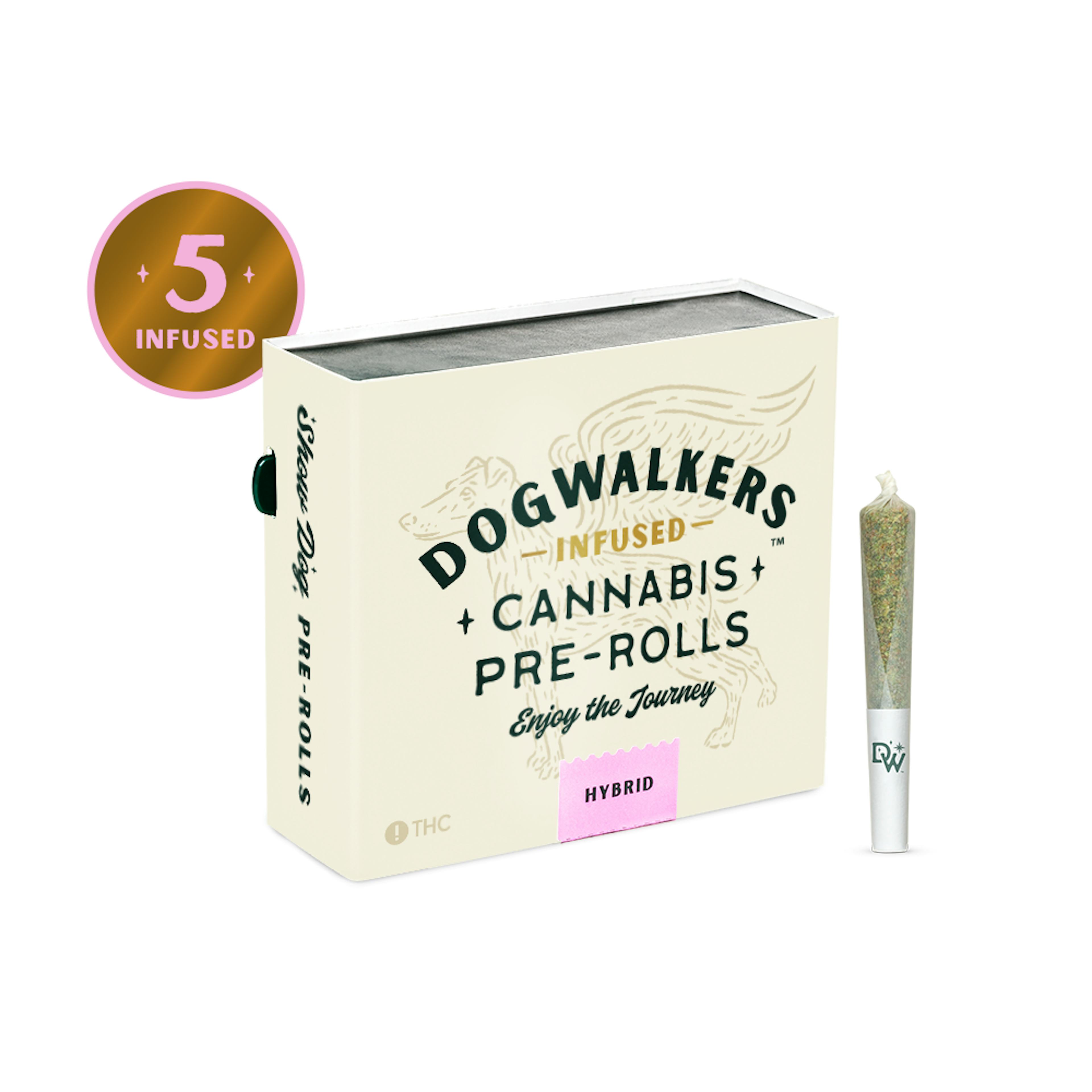 OMG (H) | Dogwalkers | .45g 5pk Infused Pre-Rolls