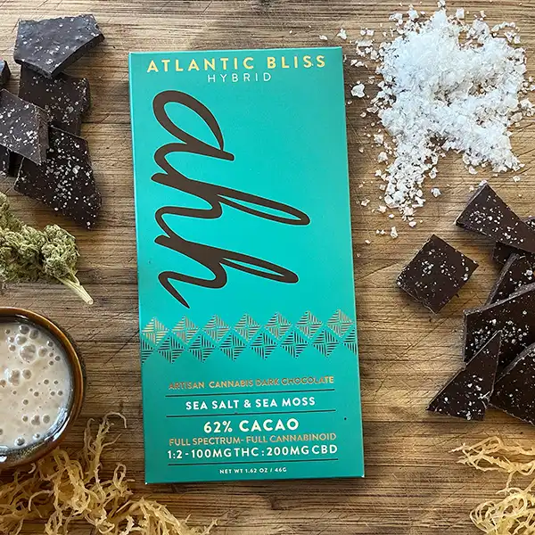 Atlantic Bliss Dark Chocolate 2:1 CBD:THC (H) | Ahh Moments | 200 mg CBD: 100 mg THC