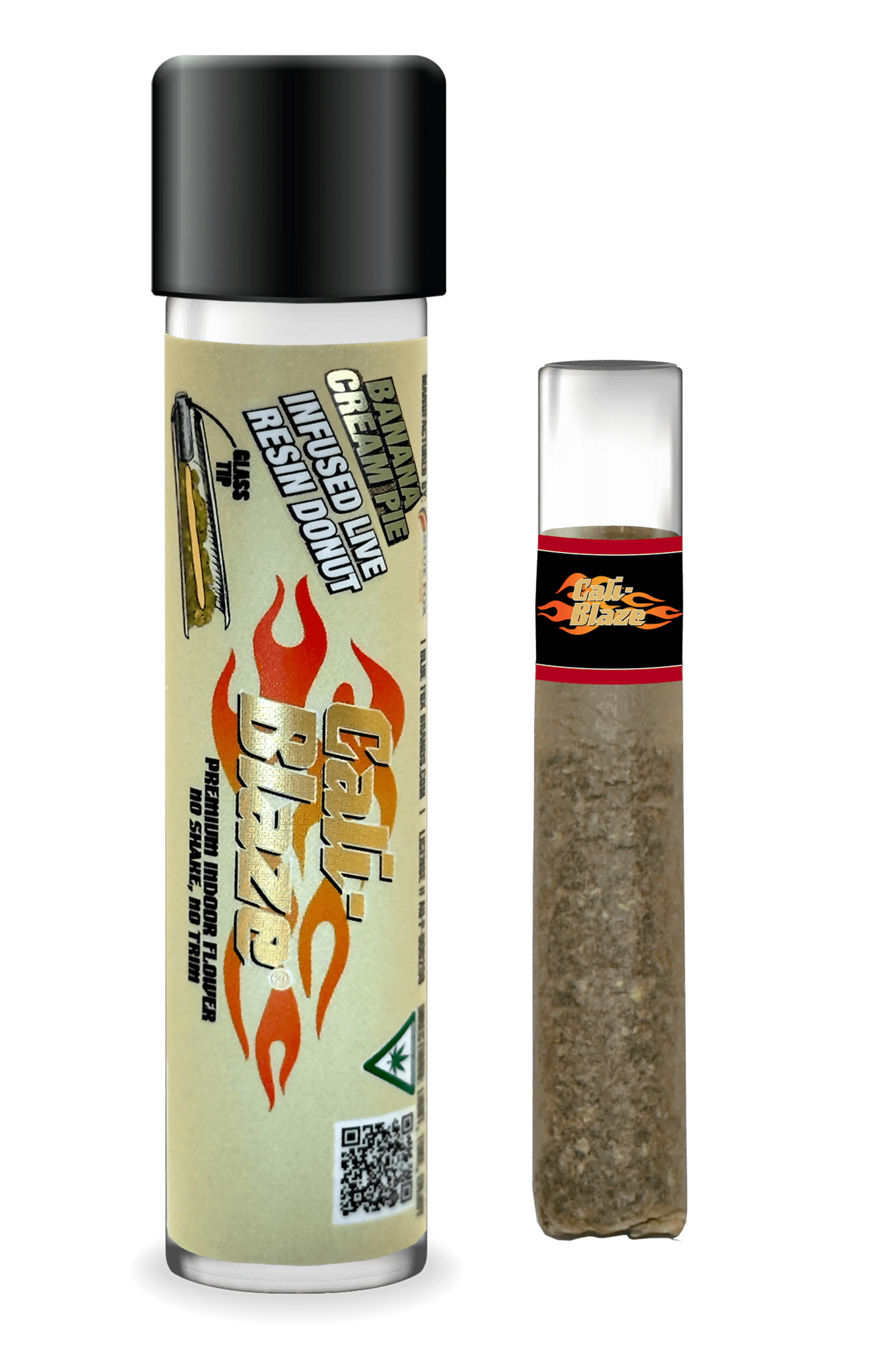 Banana Cream Pie (H) | Cali-Blaze Donut | 1.2g Infused Pre-Roll