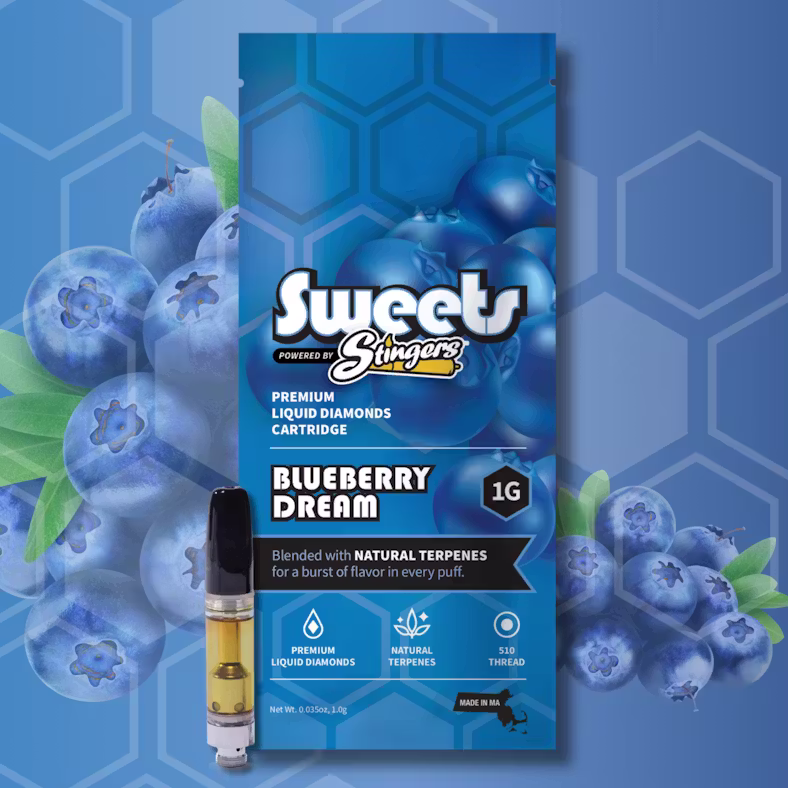 Blueberry Dream (S) | Stingers Sweets | 1g 510 Distillate Cartridge
