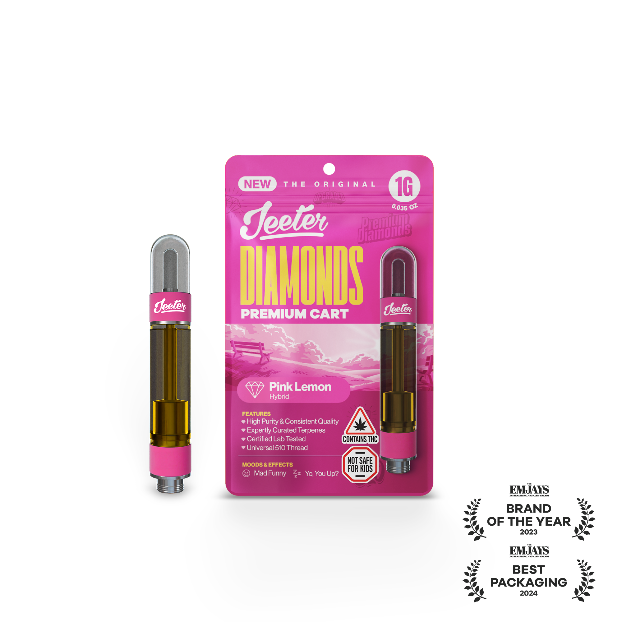 Pink Lemon (H) | Jeeter | 1g 510 Liquid Diamond Cartridge