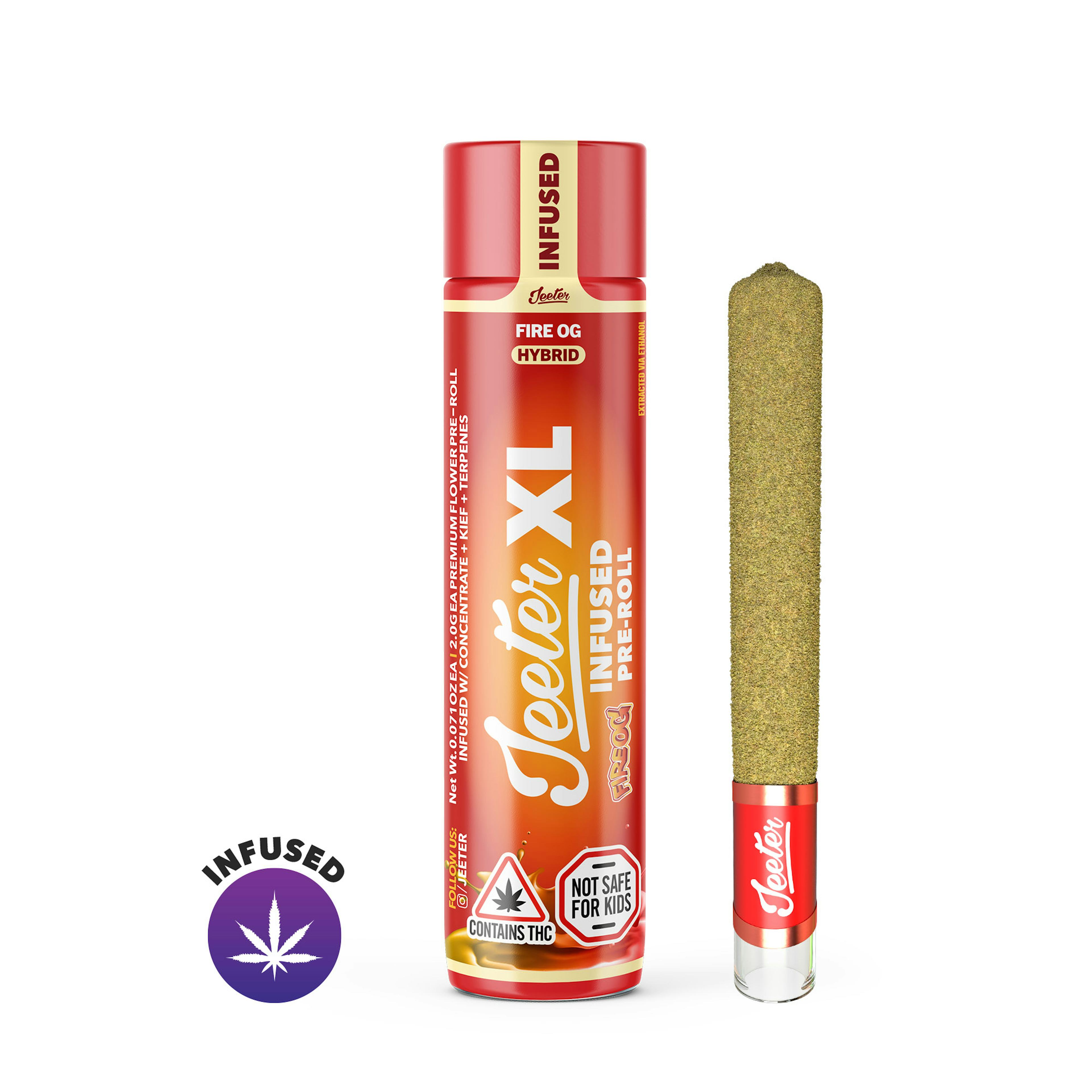 Fire OG (H) | Jeeter XL | 2G Infused Pre-Roll