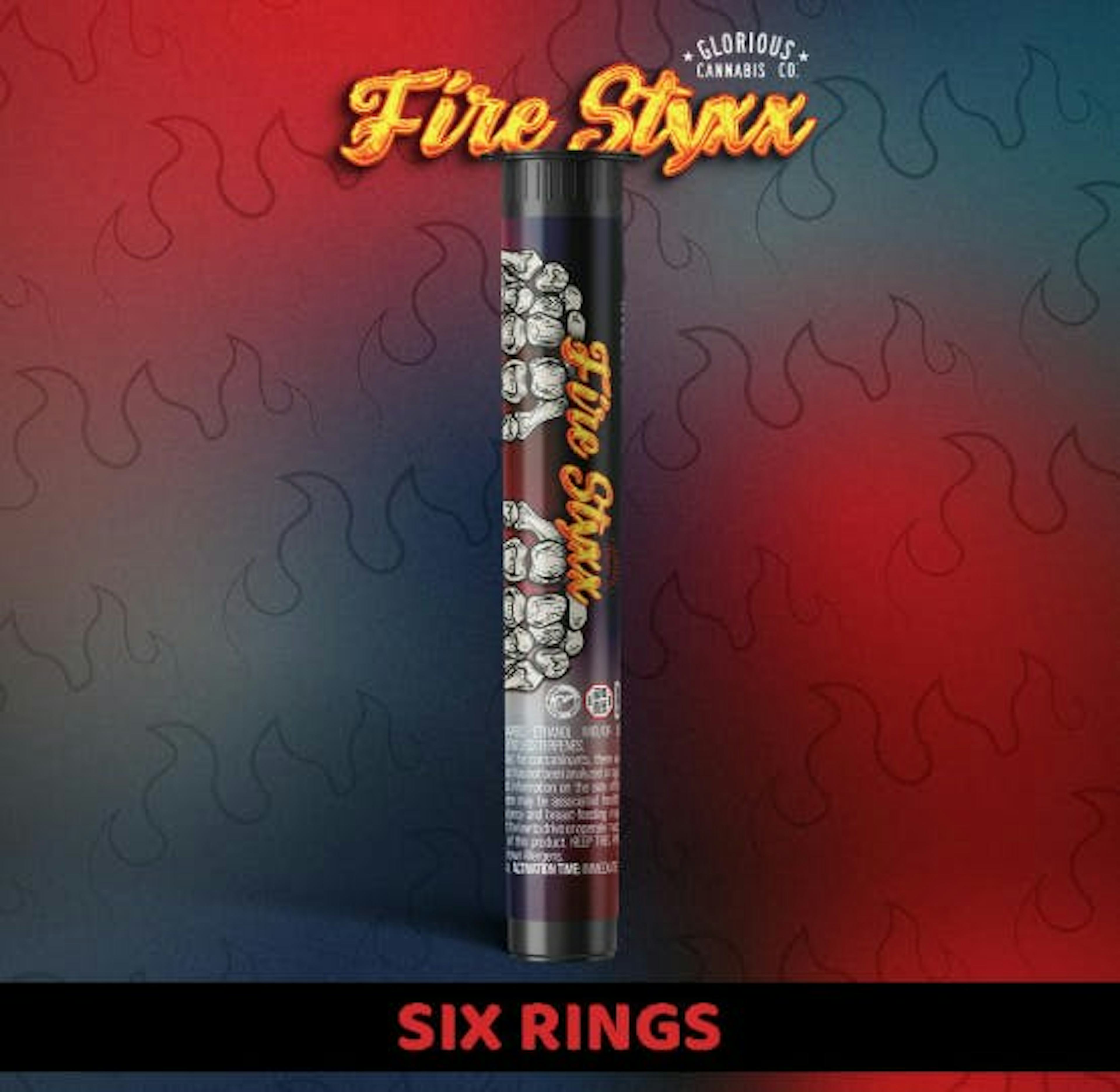 Six Rings (H) | Fire Styxx | 1g Infused Pre-Roll