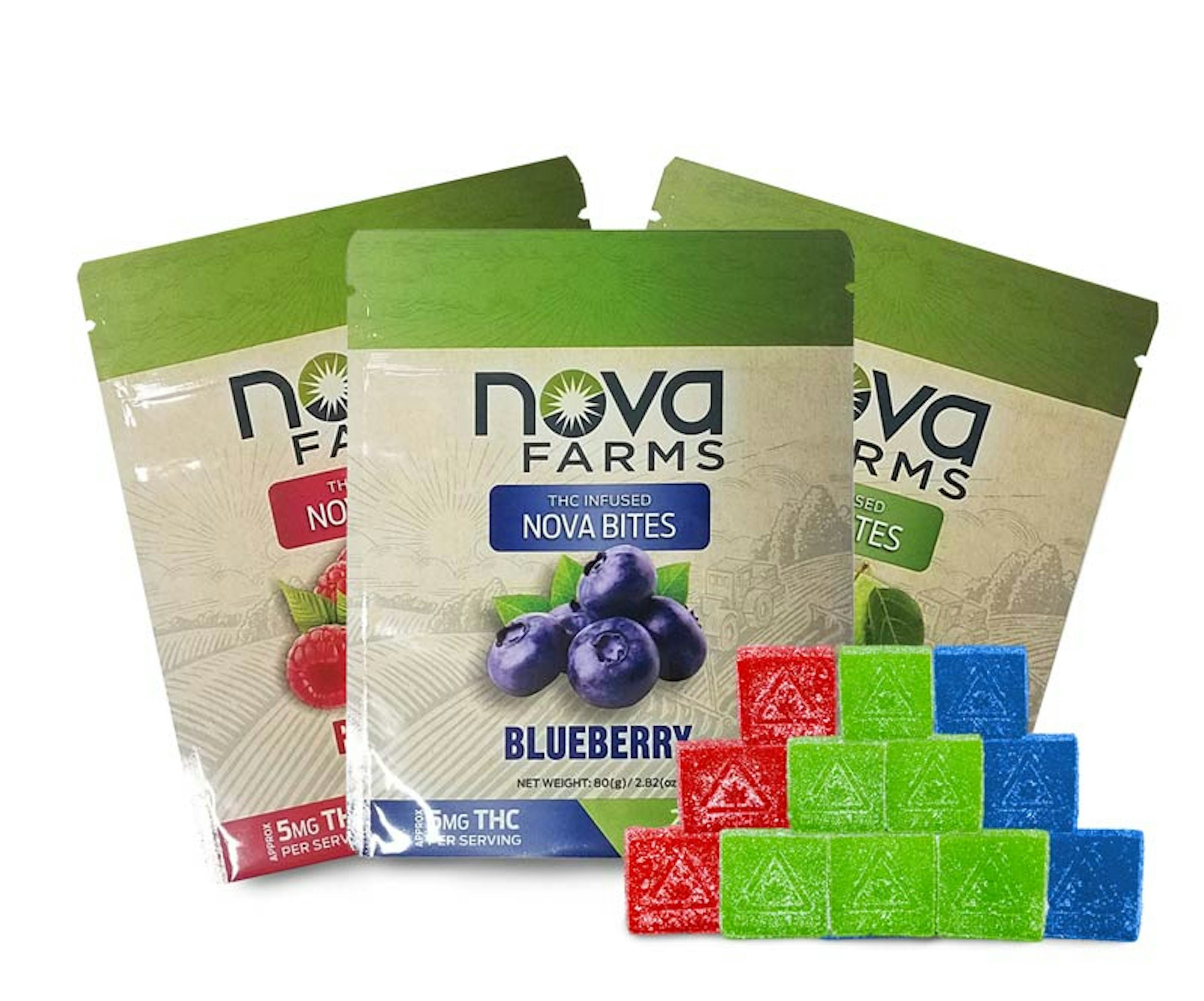 Green Apple | Nova Bites | Gummies | 100 MG - 100mg