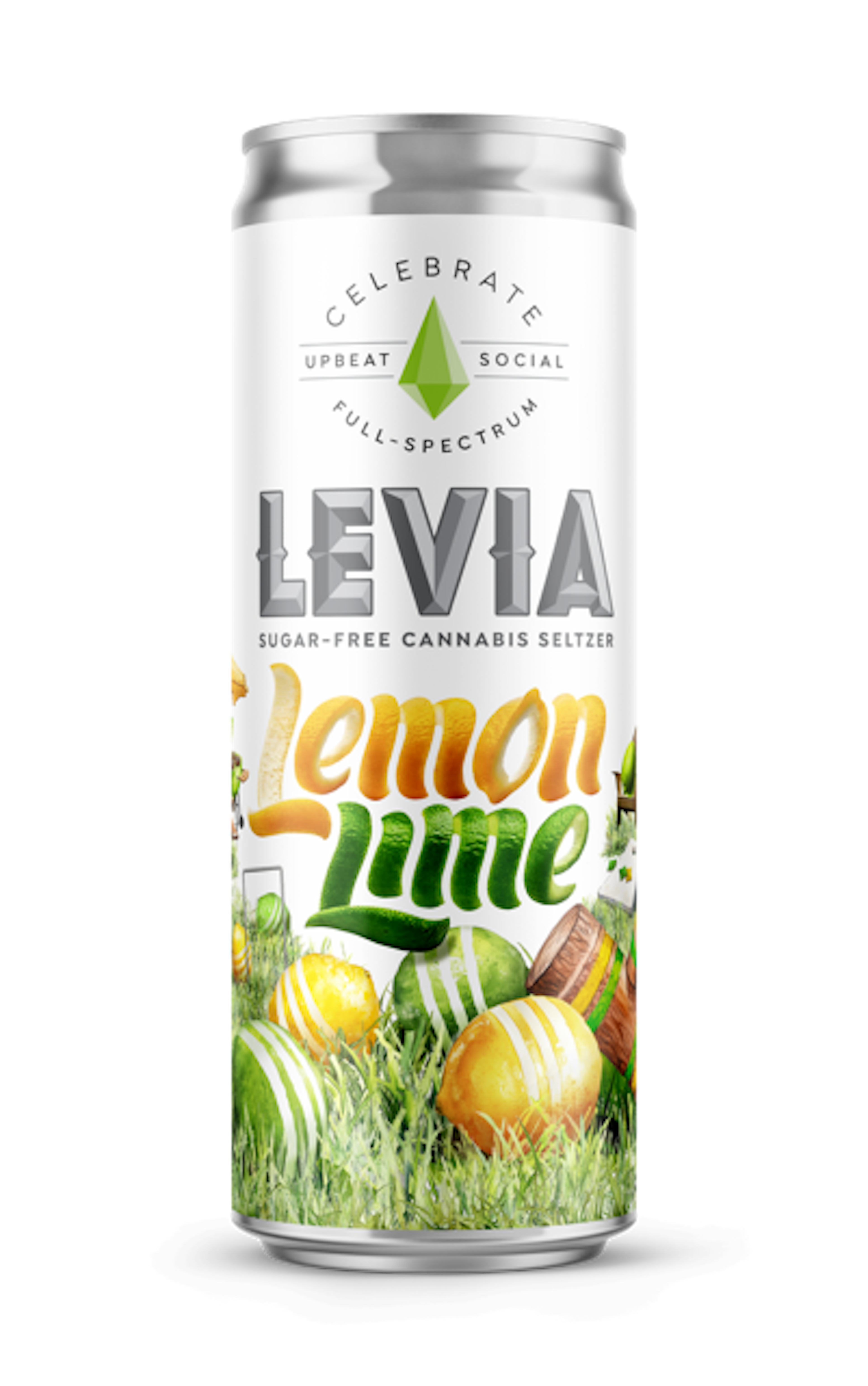 Celebrate -  Lemon Lime (H) | Levia Seltzers 5mg Singles