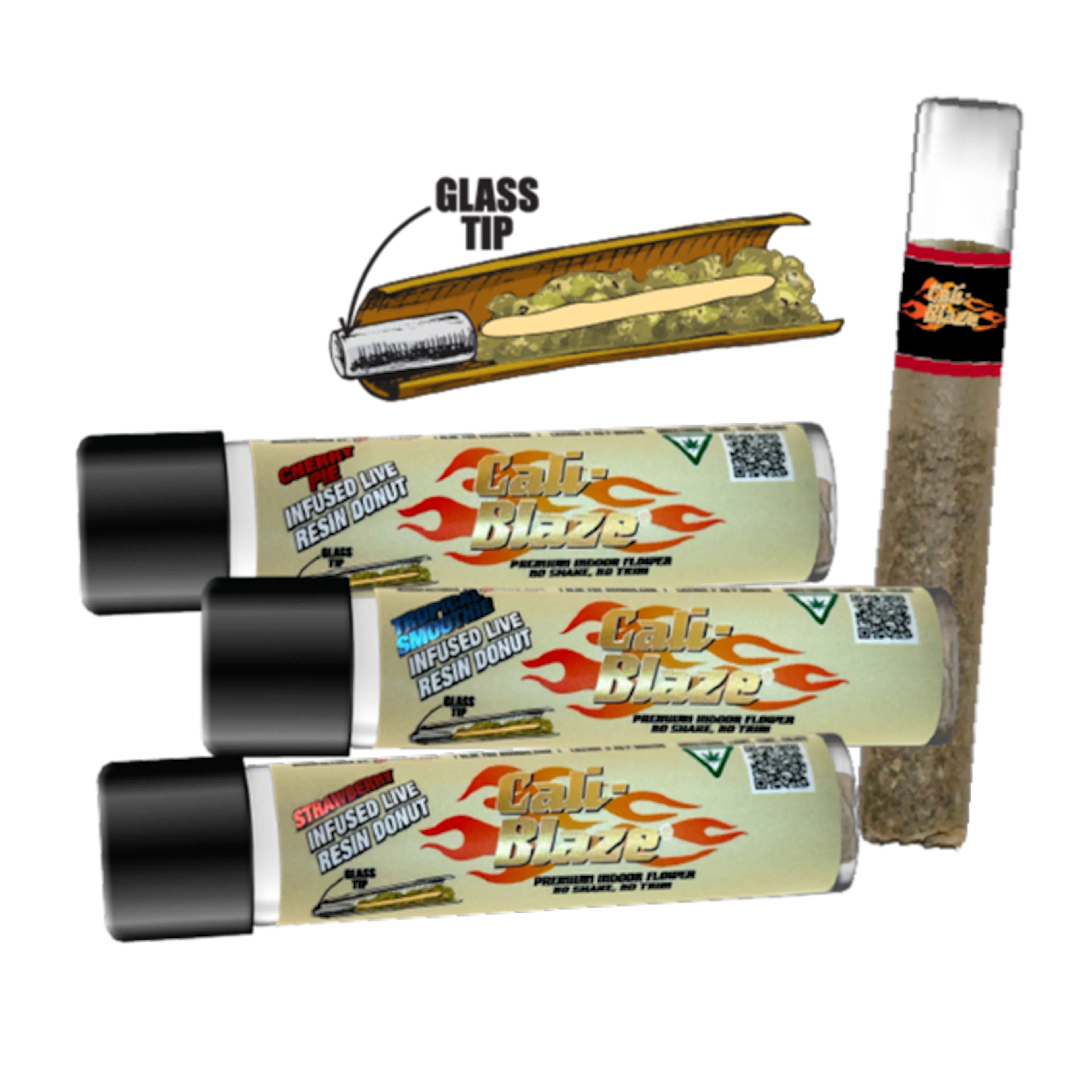 Baja Blaze (S) | Cali-Blaze Donut | 1.2g Infused Pre-Roll