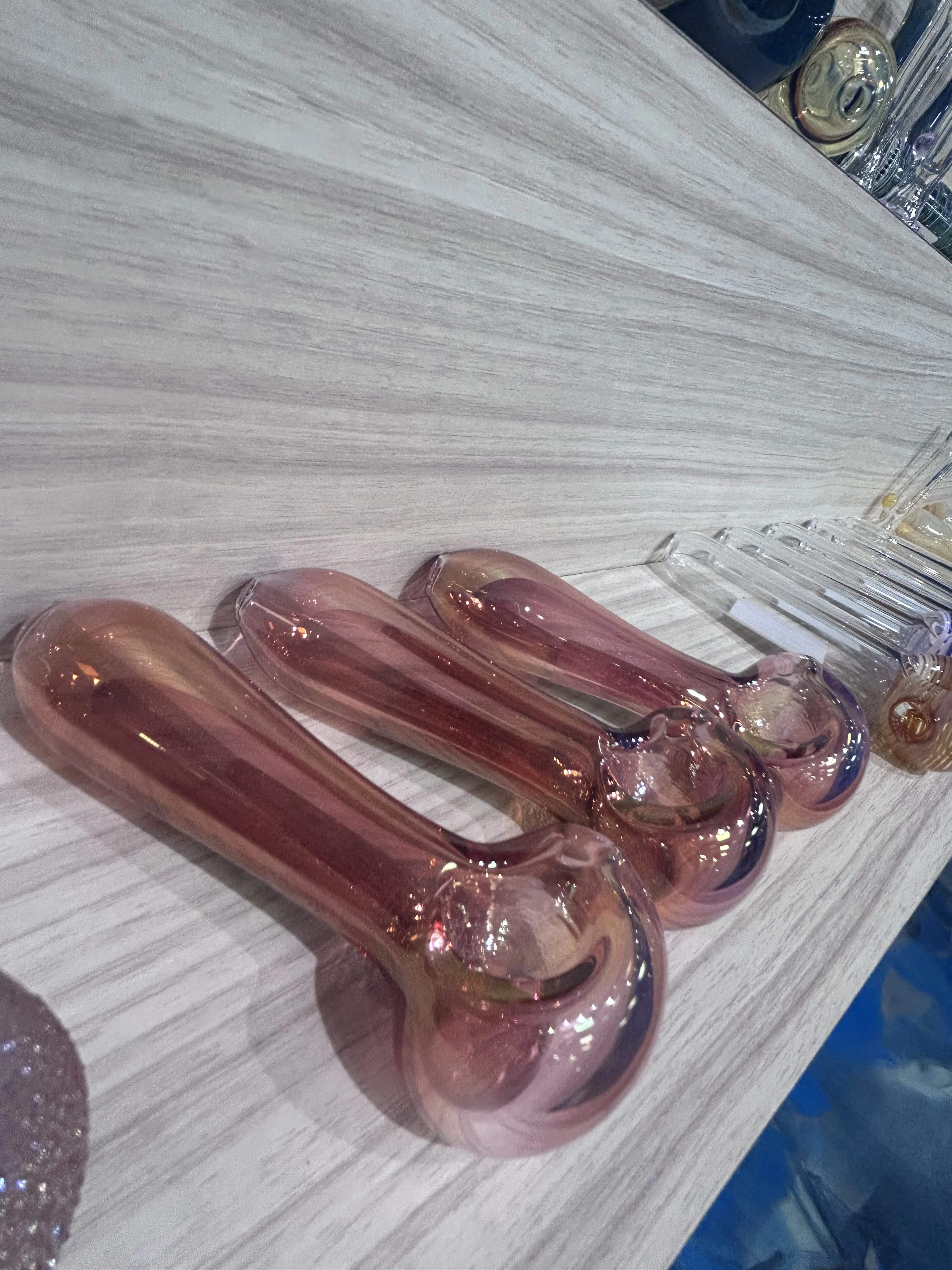 Gold Fume Pipe
