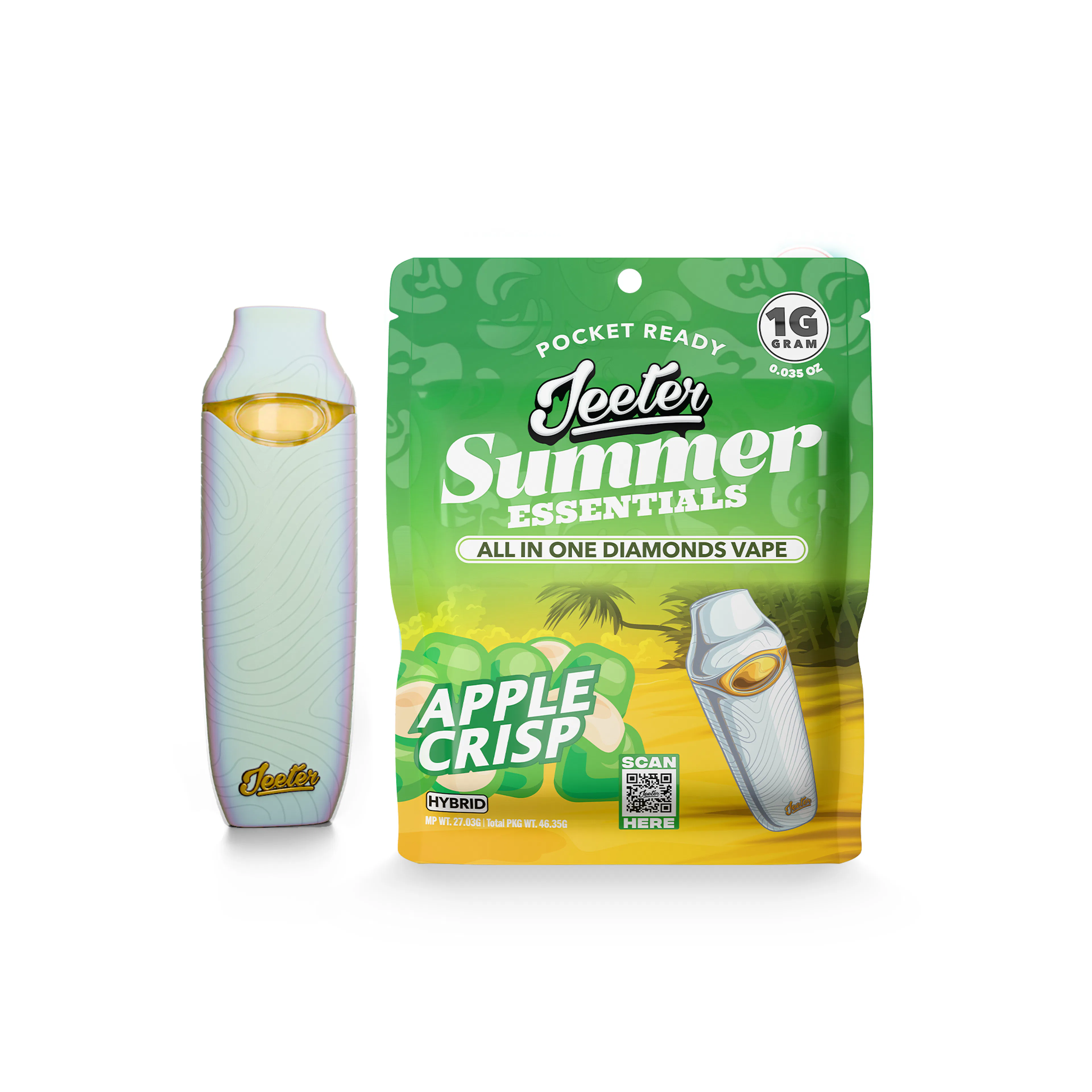*Summer Essentials* Apple Crisp (H) | Jeeter | 1g Disposable Liquid Diamond Cartridge