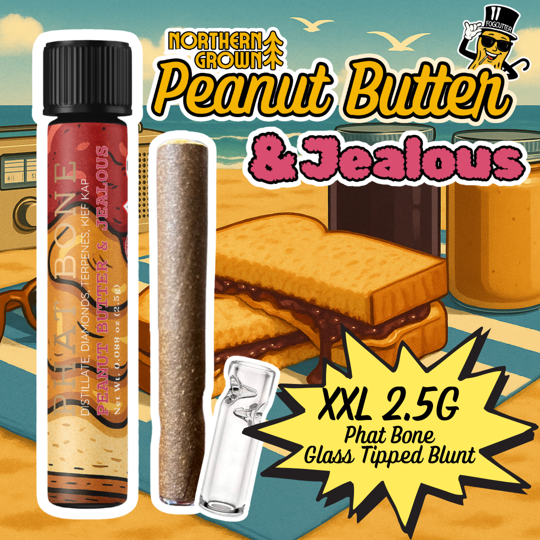Peanut Butter and Jealous (H) | Phat Bone | 2.5g Infused Blunt