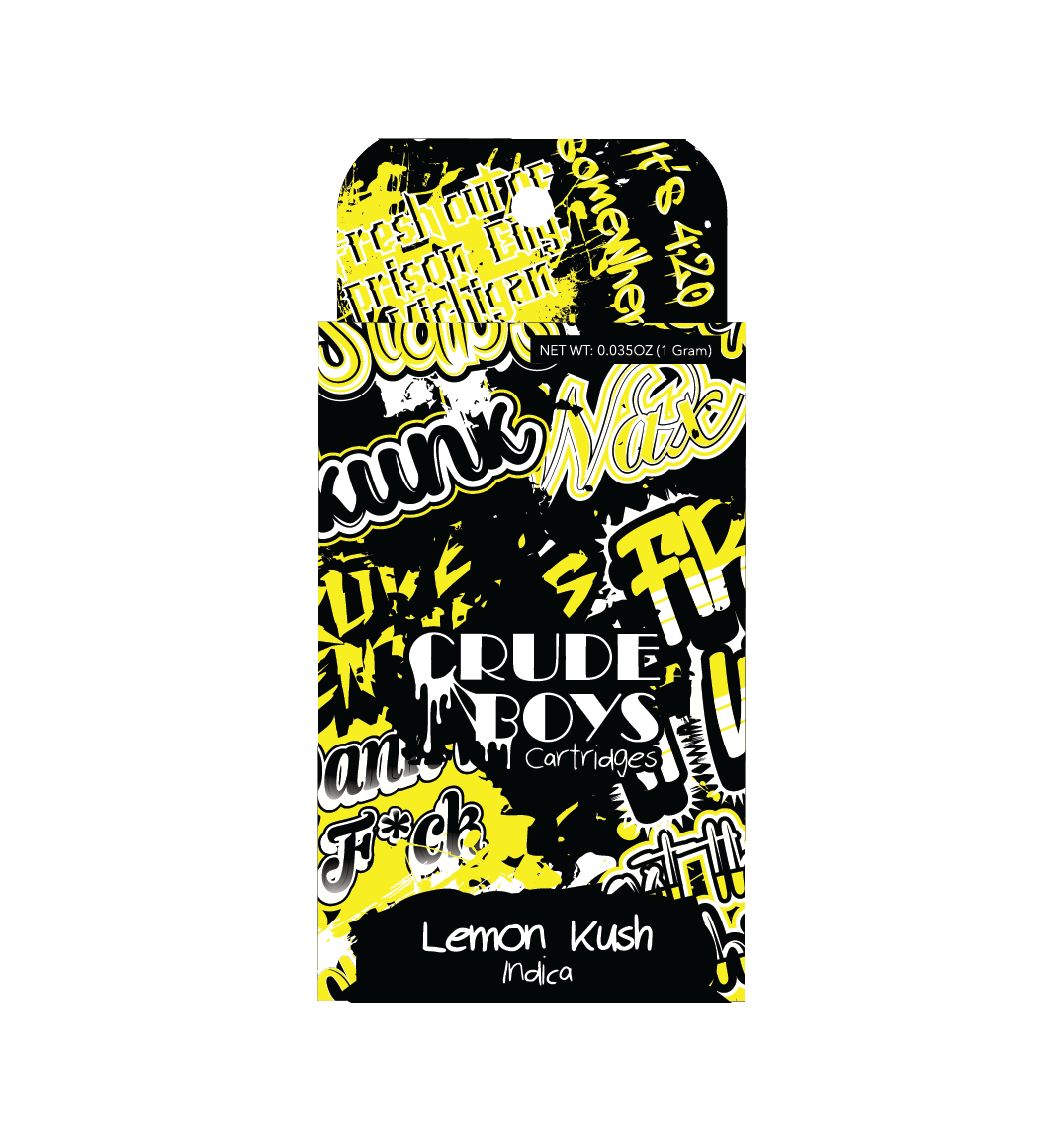 Lemon Kush (I) | Crude Boys | 1g 510 Cartridge