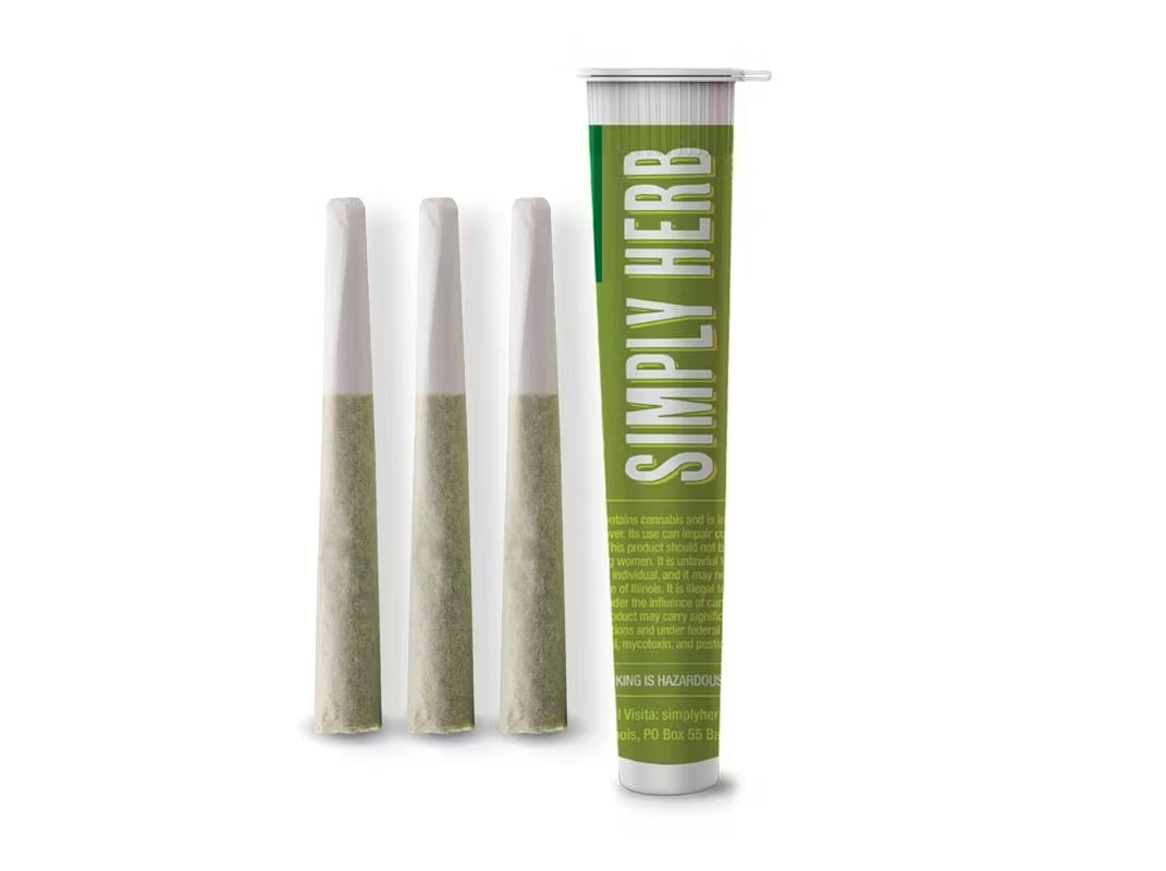 Rainbow Chip (H) | Simply Herb | 0.5g 3pk Pre Rolls
